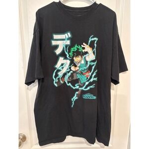 My Hero Academia Deku T Shirt Crunchyroll Anime Manga Graphic Tee Size 2XL